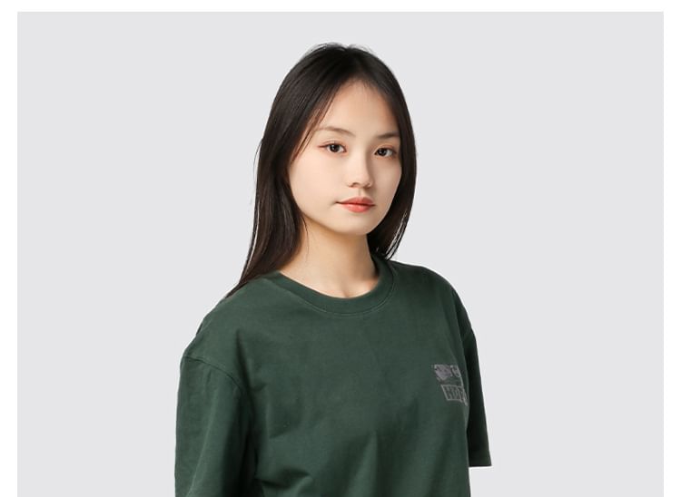 Crossbody Bag Print Lettering Nylon