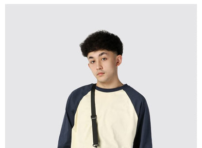 Crossbody Bag Print Lettering Nylon