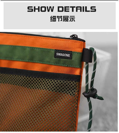 Crossbody Tone Two Panel Bag Mesh