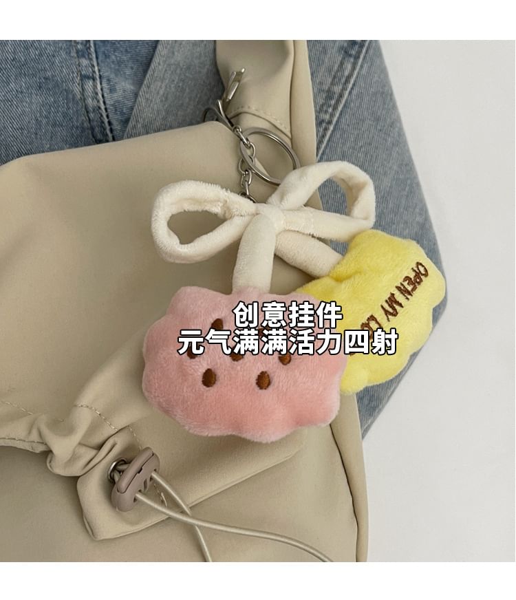 Drawstring Bag Crossbody Plain Flap