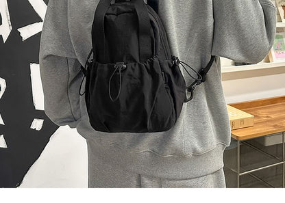 Nylon Drawstring Plain Bag Sling