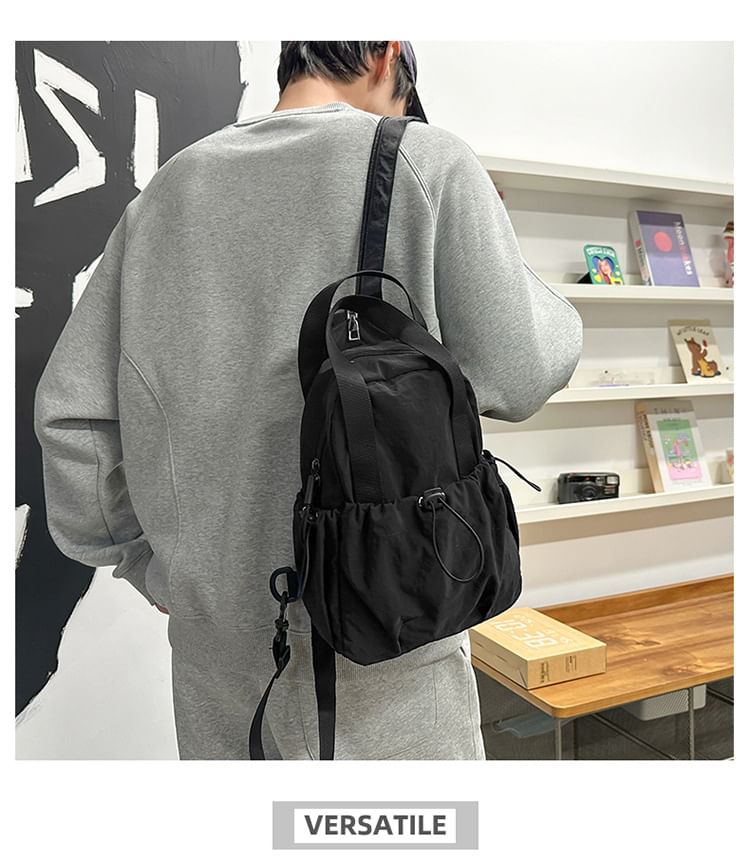 Nylon Drawstring Plain Bag Sling