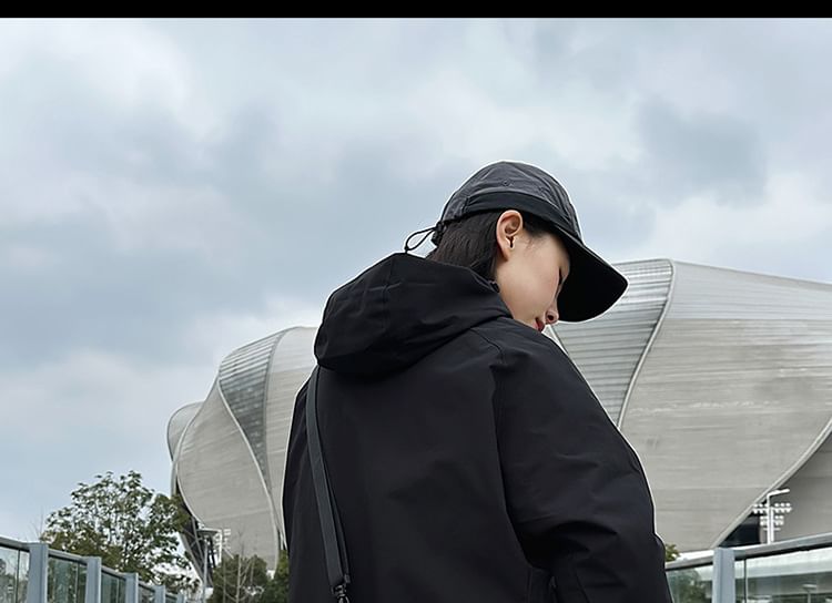 Print Crossbody Bag Lettering Nylon