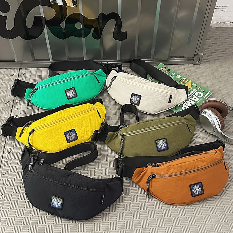 Plain Nylon Belt Bag