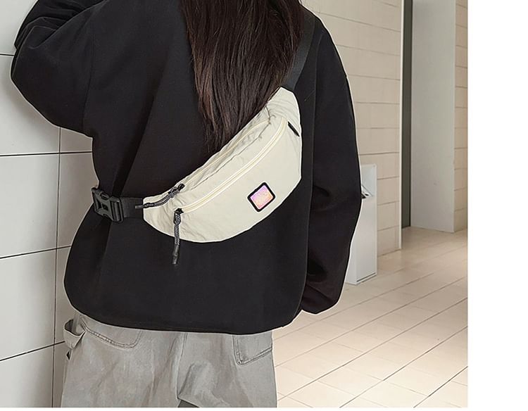 Plain Nylon Belt Bag