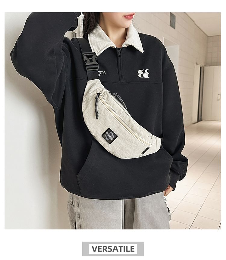 Plain Nylon Belt Bag