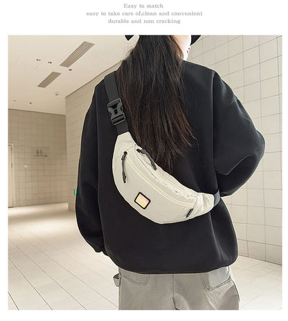 Plain Nylon Belt Bag