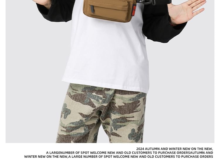 Bag Nylon Plain Crossbody