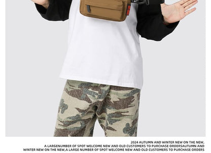 Bag Nylon Plain Crossbody