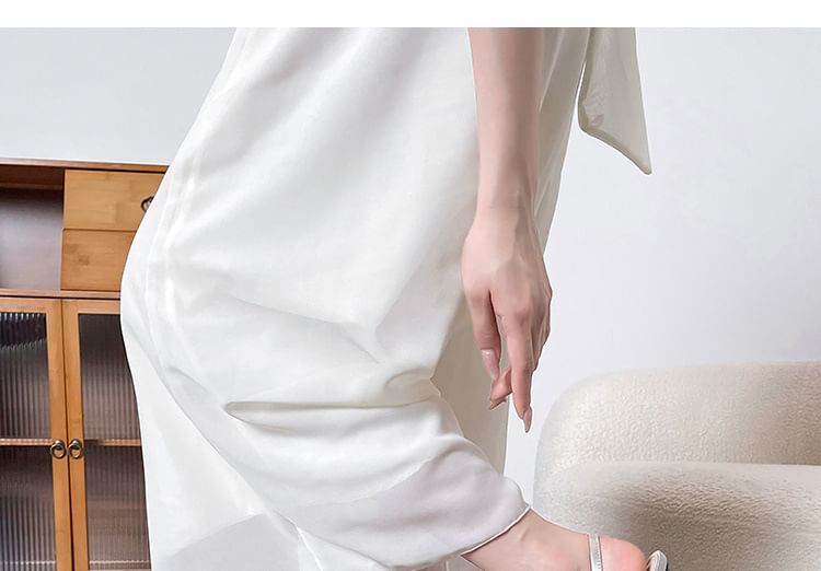 Slingback High Rhinestone Sandals Heel Pointy