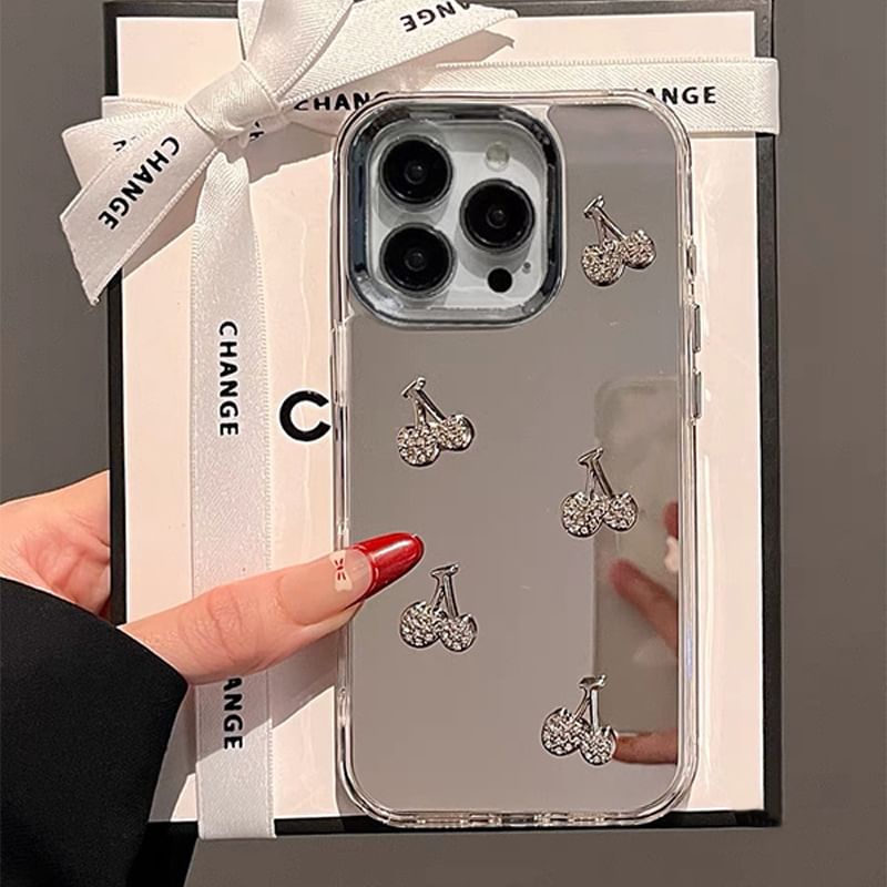 Strap Case Mirrored / Set Phone Cherry