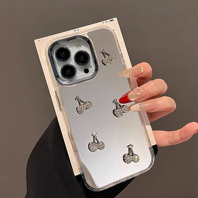 Strap Case Mirrored / Set Phone Cherry