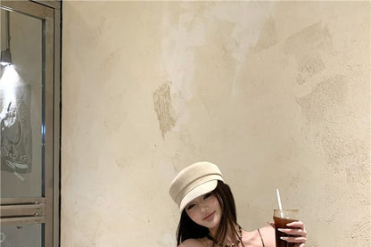 Camisole Print Top Patterned Asymmetrical