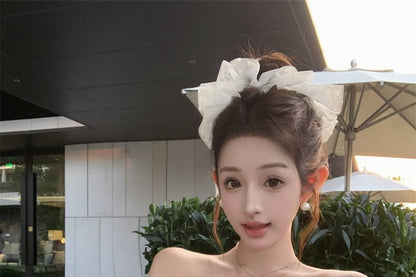 Tube Striped Floral Top Detail