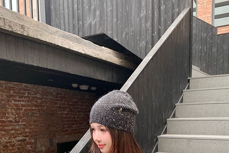 Lace Panel Dotted Top Camisole