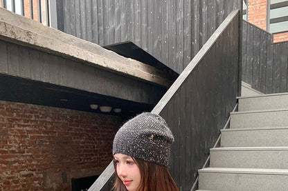 Lace Panel Dotted Top Camisole