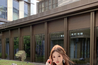 Lace Ruffle / Halter Plain Trim Bolero Top