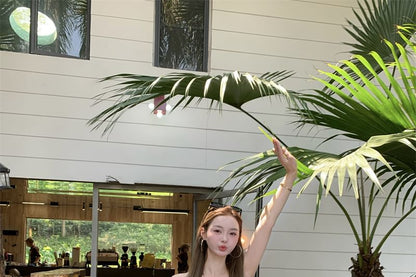 Plain Ruffle Trim Tube Top Lace