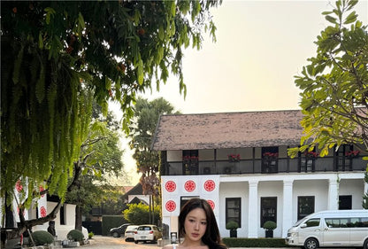 Top Off Shoulder Plain Cutout