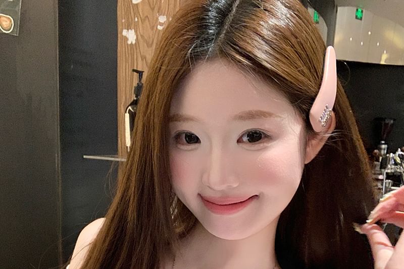 Top Short-Sleeve V-Neck Plain Crop Twisted