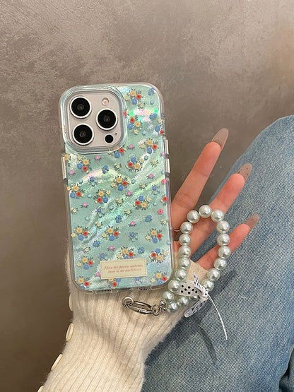Case Strap / Set Floral Phone
