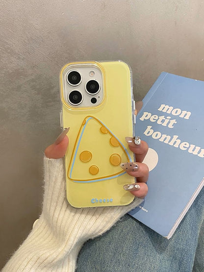 Set Phone Cheese Charm / Case