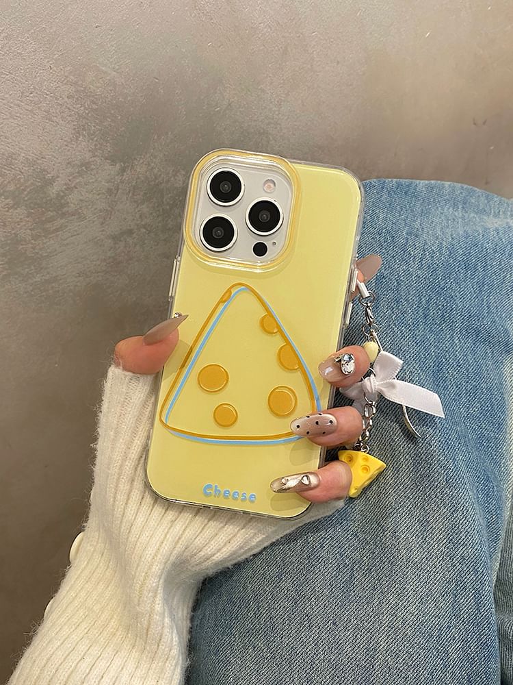 Set Phone Cheese Charm / Case