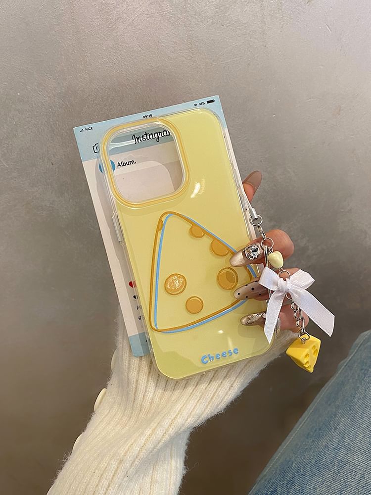 Set Phone Cheese Charm / Case