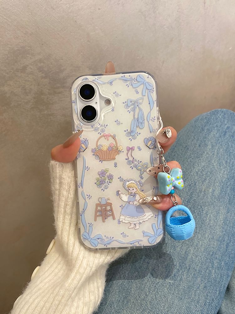 Phone / Set Charm Girl Case