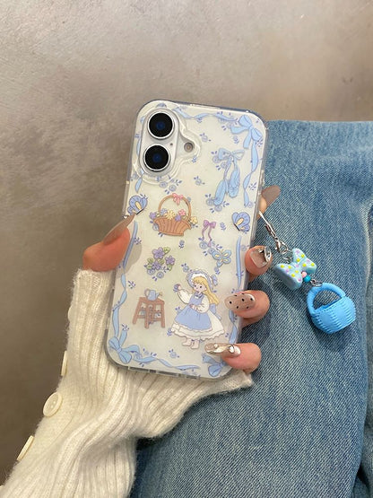 Phone / Set Charm Girl Case