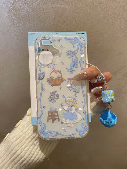 Phone / Set Charm Girl Case
