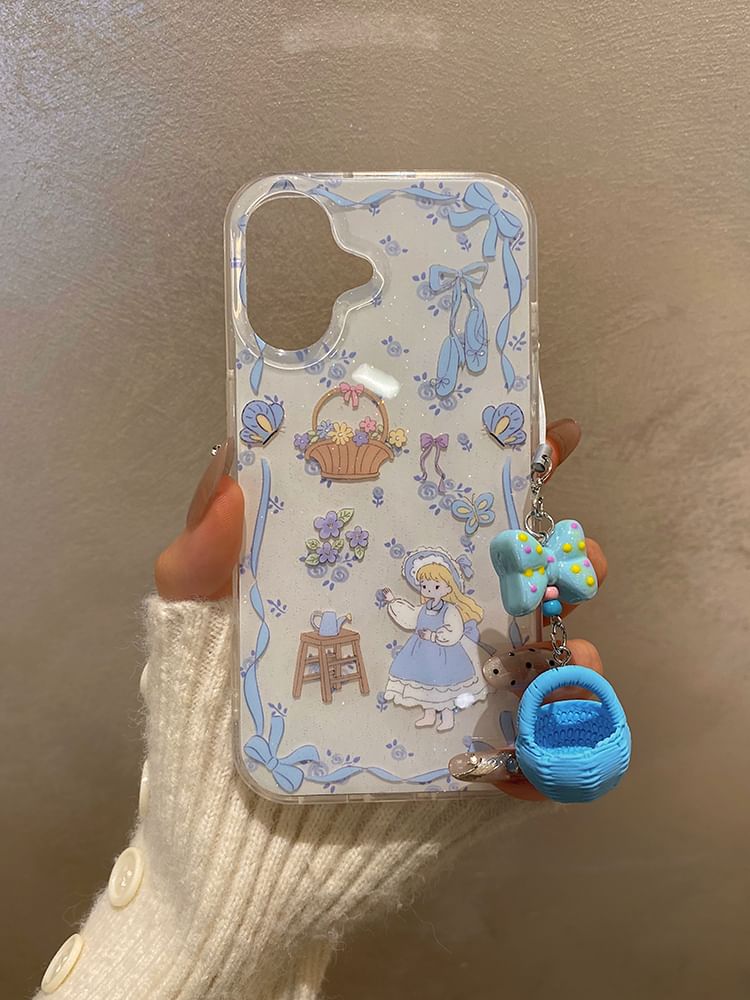 Phone / Set Charm Girl Case