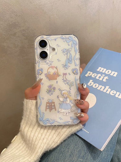 Phone / Set Charm Girl Case
