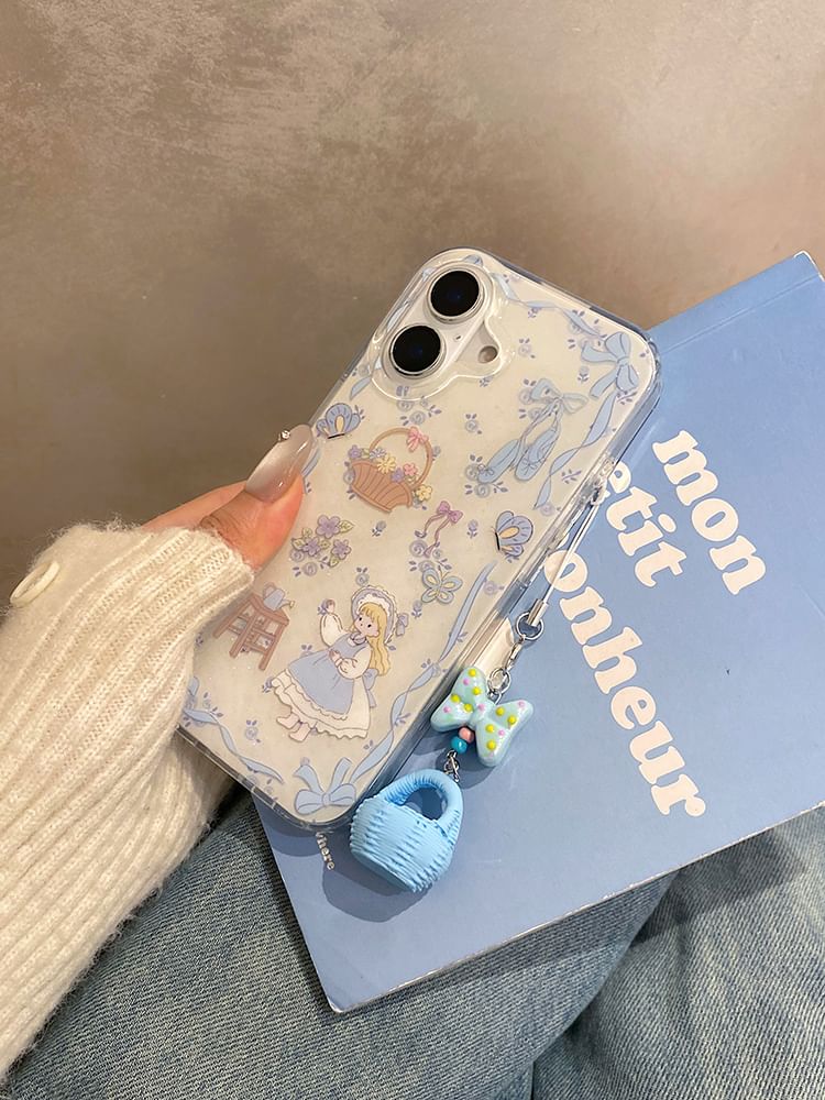 Phone / Set Charm Girl Case