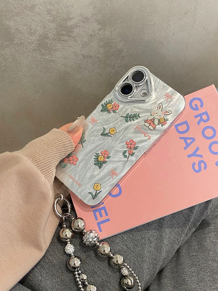 Strap Floral Set Rabbit / Phone Case
