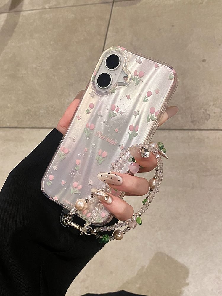 Set Strap Phone Case / Tulip