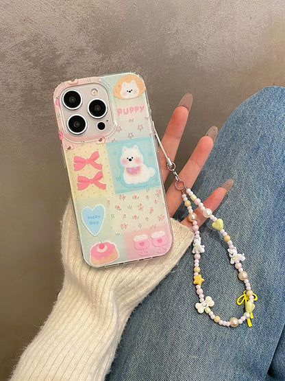 Phone Dog Case Strap Set /