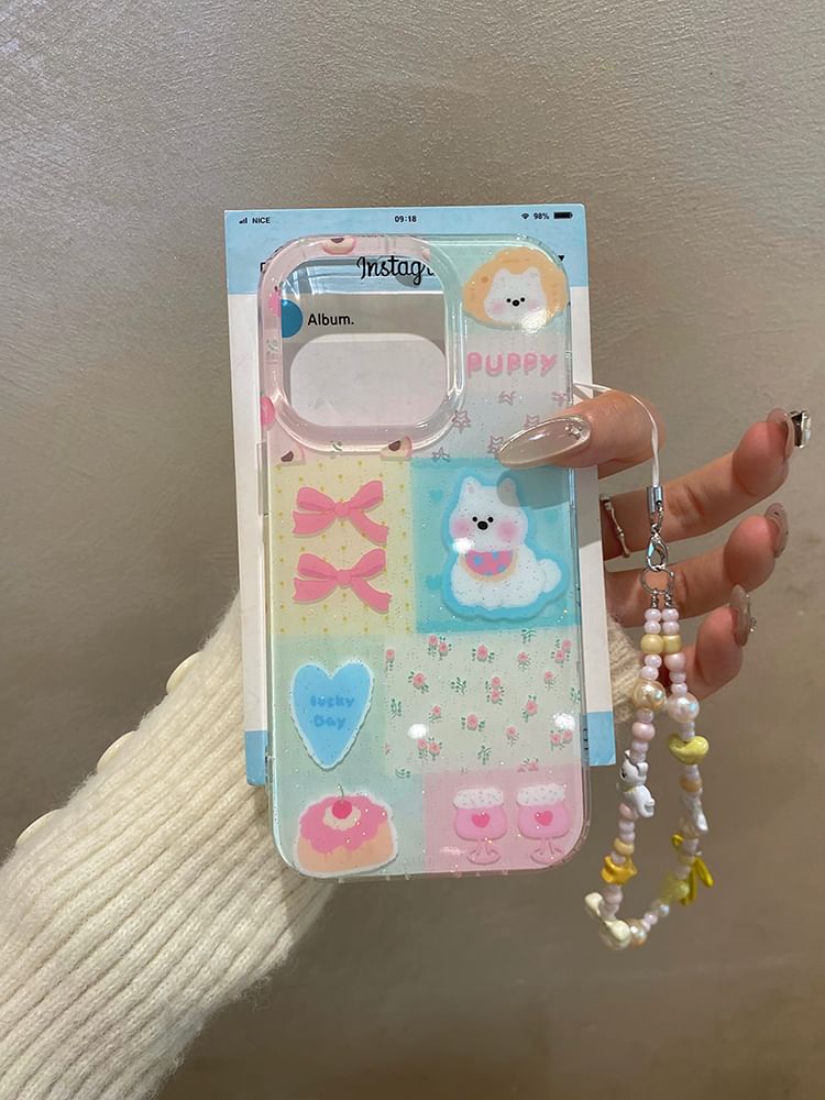 Phone Dog Case Strap Set /