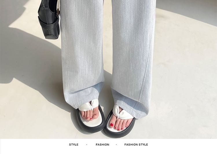 Waist (Various Wide Leg High Jeans Washed Designs)