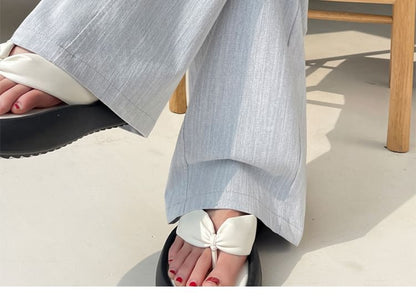 Waist (Various Wide Leg High Jeans Washed Designs)