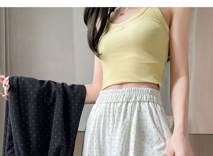 High Waist Pants Leg Wide (Various Dotted Designs)