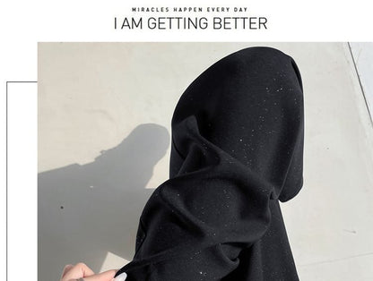 Glitter Rise Lace Slacks (Various Leg Designs) Panel High Wide