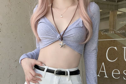 High Rise Pencil Denim Mini Skirt