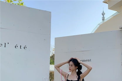 Rise Low Leg Washed Jeans Wide