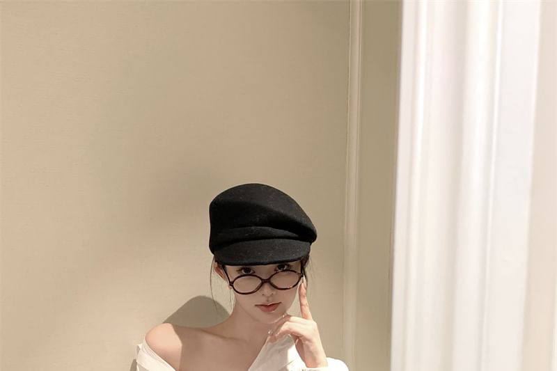 Plain Shirt Long-Sleeve