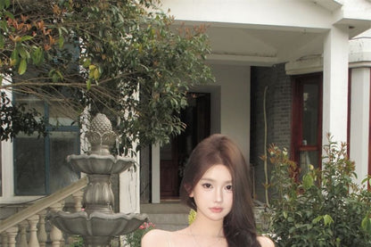 Camisole Print Top Floral Bow Ruffled