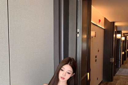 Fishbone Top Trim V-Neck Lace Cami