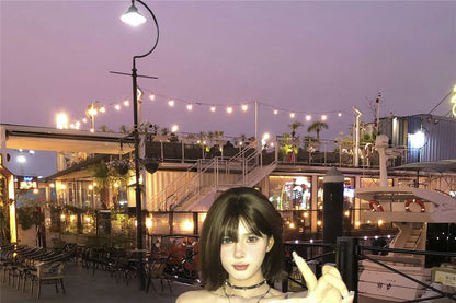 Camo Asymmetrical Tube Top Print Ruffled