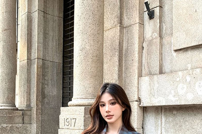 Button-Up Plaid Shirt