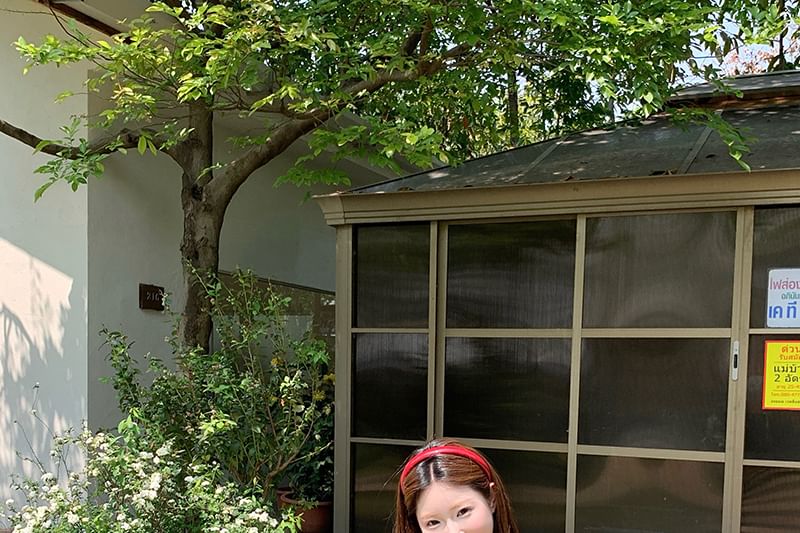 Halter-Neck Button-Up Shirt Striped Shirred